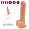 Wibrator rotacyjny dildo z jądrami na przyssawce 21,5 cm